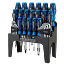 Draper 44pc S.Driver Set+Stand Blue - 81294