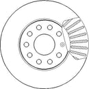 Disctech Brake Disc (Single) - Fits Audi, Mini - ABD3258 - Front Axle