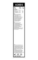 Bosch Aerotwin Front Wiper Blade Set - 600/550mm - A243S