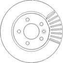 Disctech Brake Disc (Single) - Fits Vw - ABD3310 - Front Axle