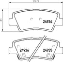 Mintex Brake Pad Set fits -Hyundai Kia Ssangyong MDB3027 (also fits other vehicles)