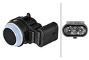 HELLA 6PX 358 270-381 Sensor, parking distance control - 3-pin connector - mounting