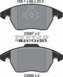 Audi VW, Brake Pad Set - Textar 2358704