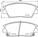 Mintex Brake Pad Set fits -Ssangyong MDB3819 (also fits other vehicles)