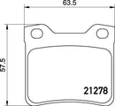Mintex Brake Pad Set fits -Peugeot MDB1834 (also fits other vehicles)