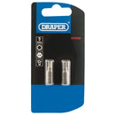 Draper 2PC 25mm 5.0MM HEX S/D  Bit - 63990