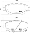 Mintex Brake Pad Set fits -Toyota MDB3139 (also fits other vehicles)