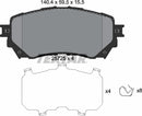 Mazda, Brake Pad Set - Textar 2572501