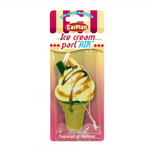 CarPlan ICB001 Ice Cream ParlAIR Carded Air Freshener - Butterscotch - TETICB001