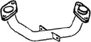 Klarius HA376W - Centre Pipe  - Fits Honda Civic 1.8i