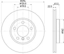 Mintex Brake Discs fits -Mini S292:4 MDC2706 (also fits other vehicles)
