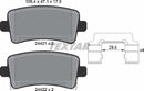 Chevrolet Opel Saab Vauxhall, Brake Pad Set - Textar 2442102