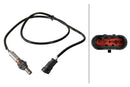 HELLA 6PA 358 221-511 Lambda Sensor - 4-pin connector