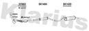 Klarius 323663 - Catalyst Type Approved Withpip  - Fits Audi A1 1.4 TFSi