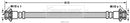 Borg & Beck Brake Hose  - BBH7707 fits Nissan NP300 Navara (D40)
