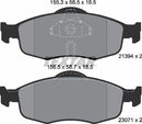 Textar Brake Pad Set - 2139408