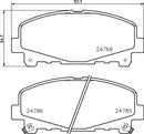 Mintex Brake Pad Set fits -Honda MDB2954 (also fits other vehicles)