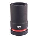Milwaukee Hex socket ShW 1in deep 32mm-1pc - 4932480426