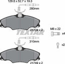 Textar Brake Pad Set - 2172402