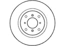 Disctech Brake Disc (Single) - Fits Acura, Audi - ABD2686 - Front Axle