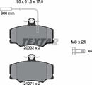 Textar Brake Pad Set - 2033201