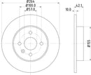 Mintex Brake Discs fits -Opel Vauxhall V300:6 MDC1791 (also fits other vehicles)