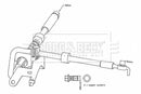 Borg & Beck Brake Hose  - BBH8799 fits 3008 SUV (M_), 5008 II 2016-