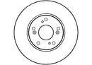 Disctech Brake Disc (Single) - Fits Honda, Suzuki - ABD2898 - Front Axle
