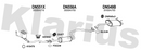 Klarius DN551X - Centre Pipe  - Fits Nissan Primera 1.8i