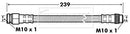 Borg & Beck Brake Hose  - BBH7531 fits PSA C4 Picaso,Berlingo,Partner