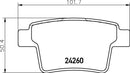 Padtech Brake Pad Set - PAD2691