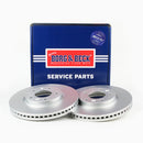 Borg & Beck Brake Disc (Pair)  - BBD4737