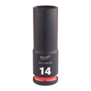 Milwaukee Hex socket ShW 3/8 deep 14mm-1pc - 4932480288