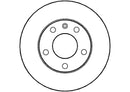 Disctech Brake Disc (Single) - Fits Ldv, Nissan - ABD2920 - Front Axle