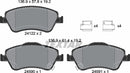 Toyota, Brake Pad Set - Textar 24122012393401
