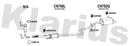 Klarius CN768L - Box With Centre Pipe  - Fits Citroen C3 Aircross 1.2THP