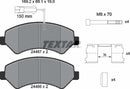 Textar Brake Pad Set - 2446701