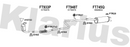 Klarius FT933P - Centre Pipe  - Fits Fiat Doblo 1.3JTD