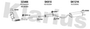 Klarius 323466 - Catalyst Type Approved Withpip  - Fits Seat Ibiza V 1.2TSI