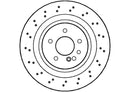 Disctech Brake Disc (Single) - Fits Mercedes-benz - ABD2861 - Rear Axle