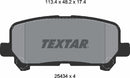 Textar Brake Pad Set - 2543403