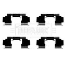 Borg & Beck Fitting Kit -  Pads  - BBK1436 fits Rover 25,45, Honda Civic 99-05