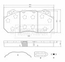 Borg & Beck Brake Pads - BBP33012HD
