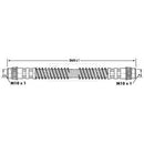 Borg & Beck Brake Hose  - BBH6746 fits Citroen C5 2.0-3.0 2001-