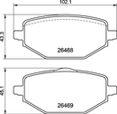 MITSUBISHI; RENAULT Brake Pad Set - Mintex MDB3504