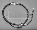 Borg & Beck Handbrake Cable - Rear RH - BKB1357