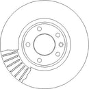 Disctech Brake Disc (Single) - Fits Ac, Opel - ABD3538 - Front Axle