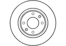 Disctech Brake Disc (Single) - Fits Citroën - ABD2027 - Front Axle