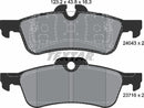 Mini, Brake Pad Set - Textar 2404301