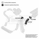 Borg & Beck Turbo Hose  - BTH1192 fits BMW E39, E46, E53 96-07 M57